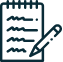 Manuscript review and editing icon