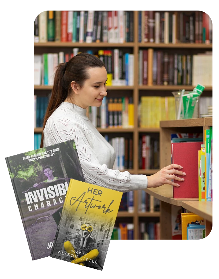 Publishing team supporting an author project